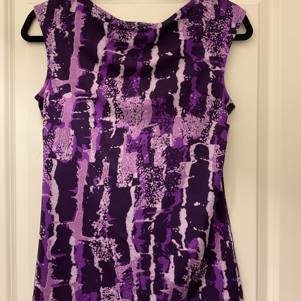 Dana Bachman purple sleeveless top size xs - Picture 3 of 3